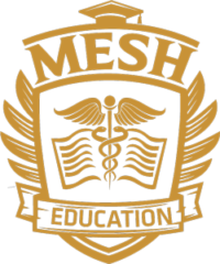 MESH logo gold medium